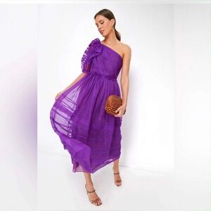 Ulla Johnson Vibrant Purple Fabric